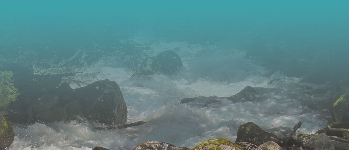 rushing water
