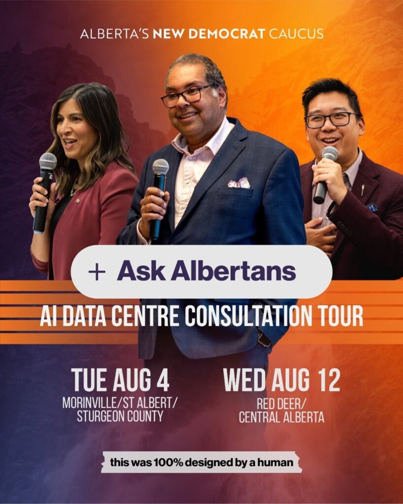AI Data Centre Consultations Tour poster